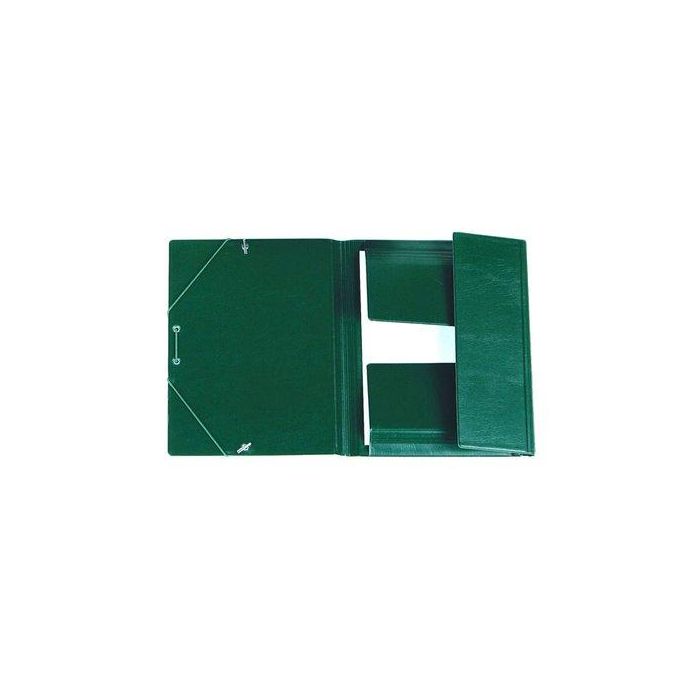 Carpeta De Gomas Y Solapas Iberplas Pvc Fº Verde