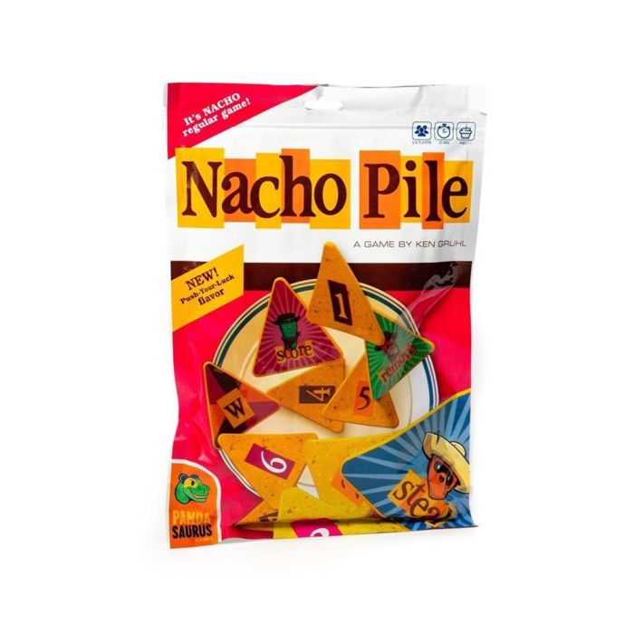 Nacho Pile Juego de Fiesta con Fichas Temática de Nachos y Efectos Picantes para Todas las Edades