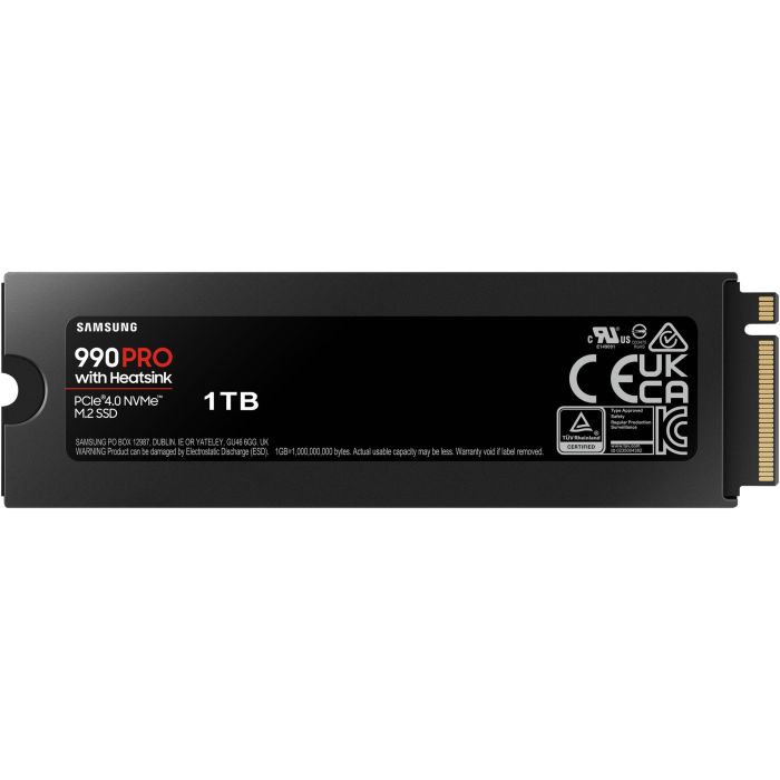 Samsung 990 PRO M.2 NVMe PCIe 4.0 x4 1TB con Disipador para Gaming 1