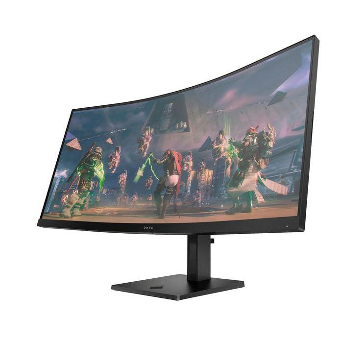 HP OMEN 34c - Monitor Curvo Gaming 34 pulgadas WQHD (3440x1440) 165Hz, OMEN by HP, 1500R 19 HP OMEN 34c - Monitor Curvo Gaming 34 pulgadas WQHD (3440x1440) 165Hz, OMEN by HP, 1500R 19