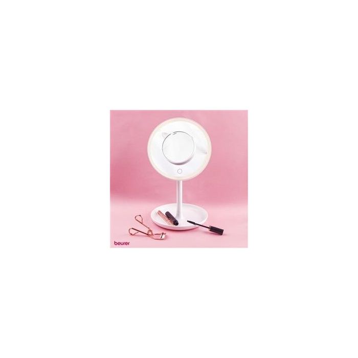 Beurer BS-45 Espejo Cosmético con Luz LED, Espejo de Aumento 5x, Giratorio 360° 6