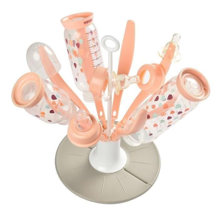 BEABA Desagüe botella plegable flor rosa 1