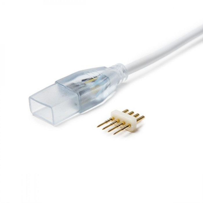 Cable Conector 2 Tiras LEDs 220VAC RGB 1 Cable Conector 2 Tiras LEDs 220VAC RGB 1