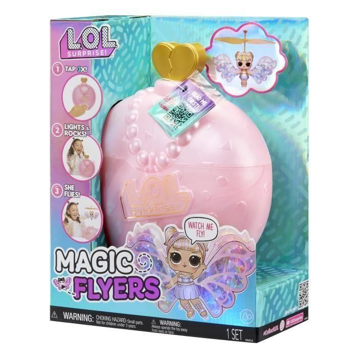 L.O.L. Surprise 593546 Muñeca Voladora Flutter Star MGA - Con Luces y Packaging Interactivo - Para Niñas +6 Años 2