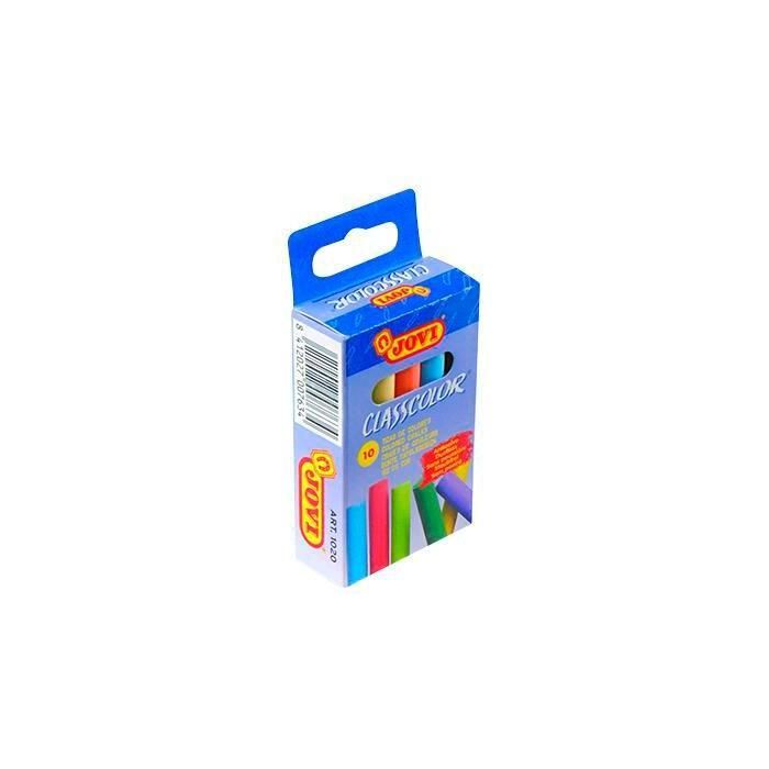 Jovi Tizas Classcolor School Antipolvo 80 mm Caja 10 Ud C-Surtidos Jovi Tizas Classcolor School Antipolvo 80 mm Caja 10 Ud C-Surtidos