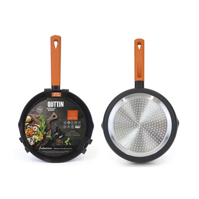 Sartén Wok 28 cm Gastro Quttin (6 Unidades) 5 Sartén Wok 28 cm Gastro Quttin (6 Unidades) 5