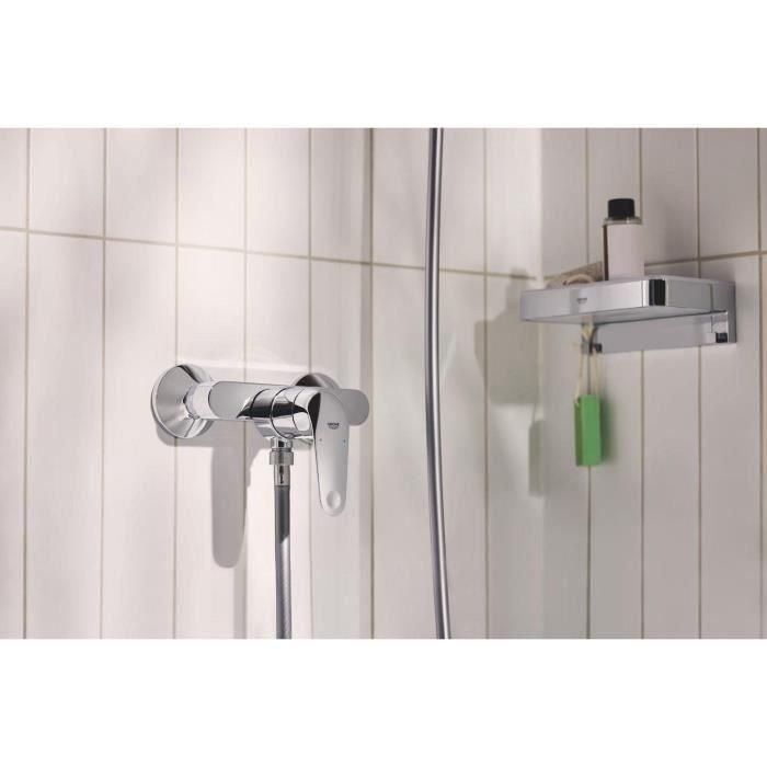 Mezclador monomando de ducha - GROHE Swift - 24333001 - Cromo - Montaje en pared visto 1