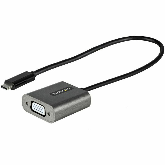 Cable USB C a VGA Startech CDP2VGAEC Negro