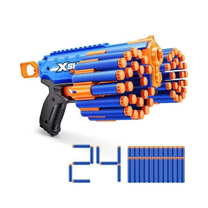 Pistola x-shot insanity- manic 24 dardos 30x15x4cm 2 Pistola x-shot insanity- manic 24 dardos 30x15x4cm 2