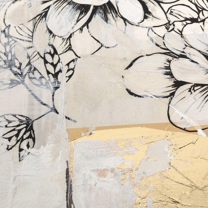 DKD Home Decor Cuadro Moderno Abstracto Beige Dorado Lienzo Pino Pintado a Mano 2.4 x 120 x 90 cm (2 Unidades) 4 DKD Home Decor Cuadro Moderno Abstracto Beige Dorado Lienzo Pino Pintado a Mano 2.4 x 120 x 90 cm (2 Unidades) 4