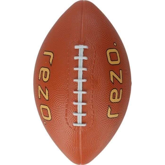 Balón de fútbol americano - REZO - Caucho - Talla 3 - Marrón - Para recreación 2 Balón de fútbol americano - REZO - Caucho - Talla 3 - Marrón - Para recreación 2