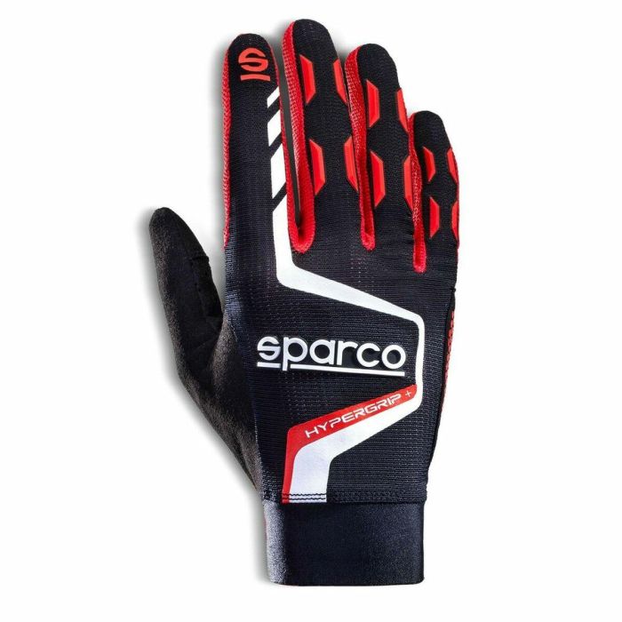 Guantes Sparco HYPERGRIP+ Negro/Rojo 11 0 Guantes Sparco HYPERGRIP+ Negro/Rojo 11 0