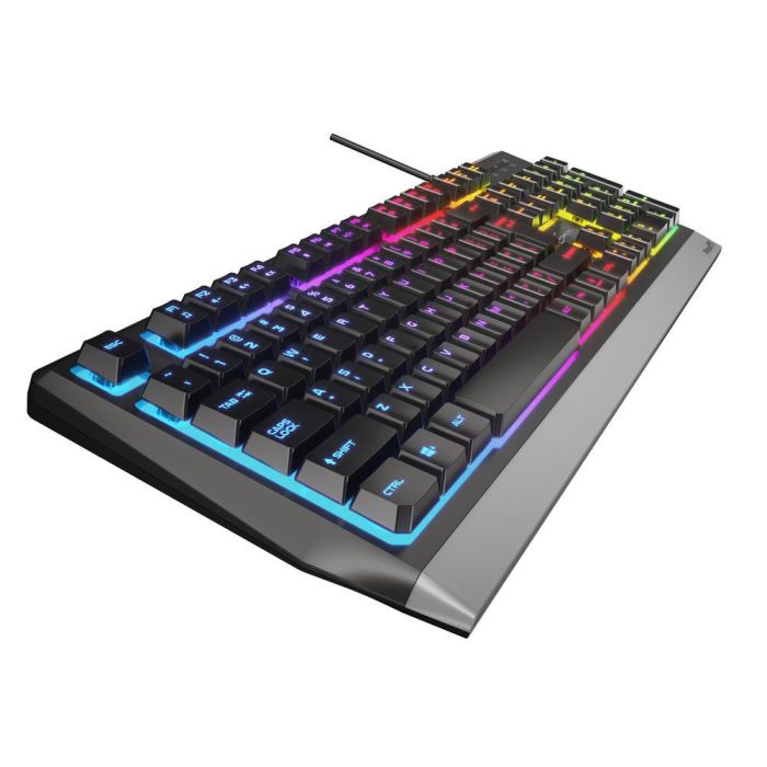 GENESIS RHOD 300 RGB Teclado Gaming Alámbrico USB de Membrana Completo con Teclado Numérico Retroiluminación LED RGB Negro 4