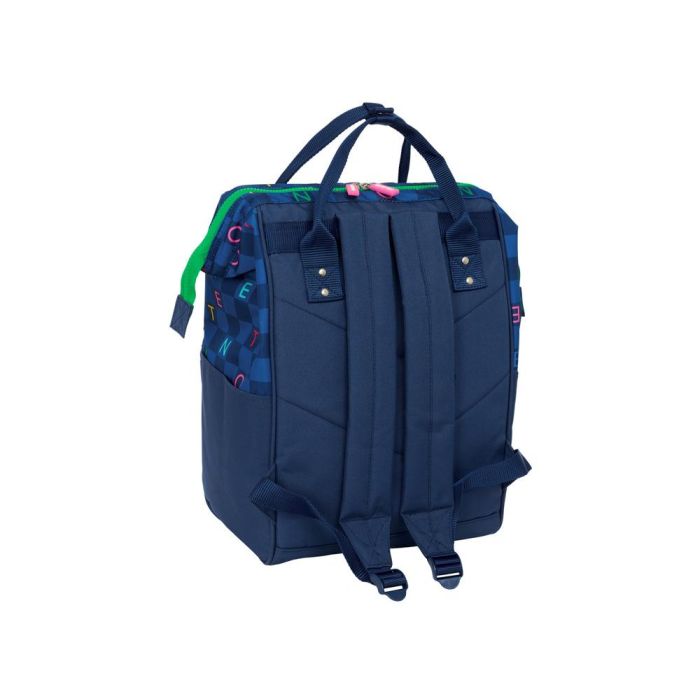 Mochila Safta Con Asas Para Portatil 13-' Benetton Damero 400x270x190 mm 1 Mochila Safta Con Asas Para Portatil 13-' Benetton Damero 400x270x190 mm 1