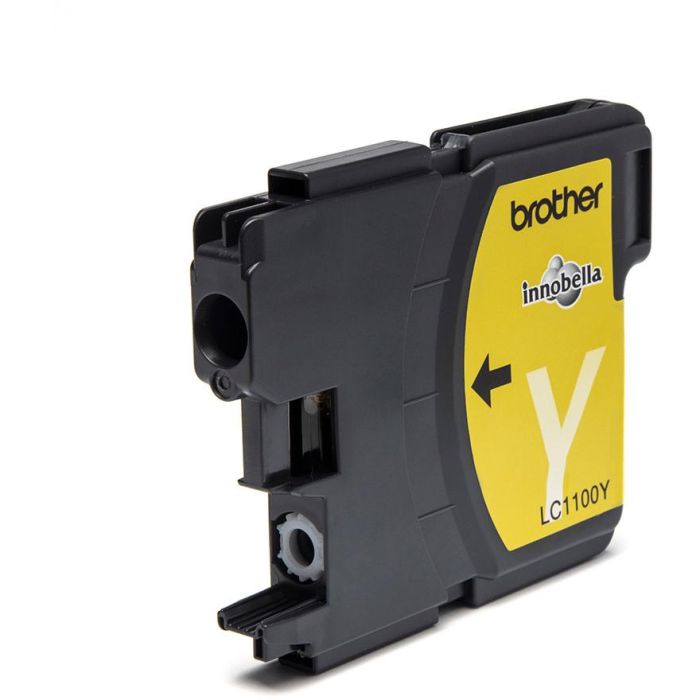 Brother LC1100Y Cartucho de Tinta Genuino Amarillo. Calidad Original para Impresiones con Colores Intensos y Claridad Perfecta. 1 Brother LC1100Y Cartucho de Tinta Genuino Amarillo. Calidad Original para Impresiones con Colores Intensos y Claridad Perfecta. 1