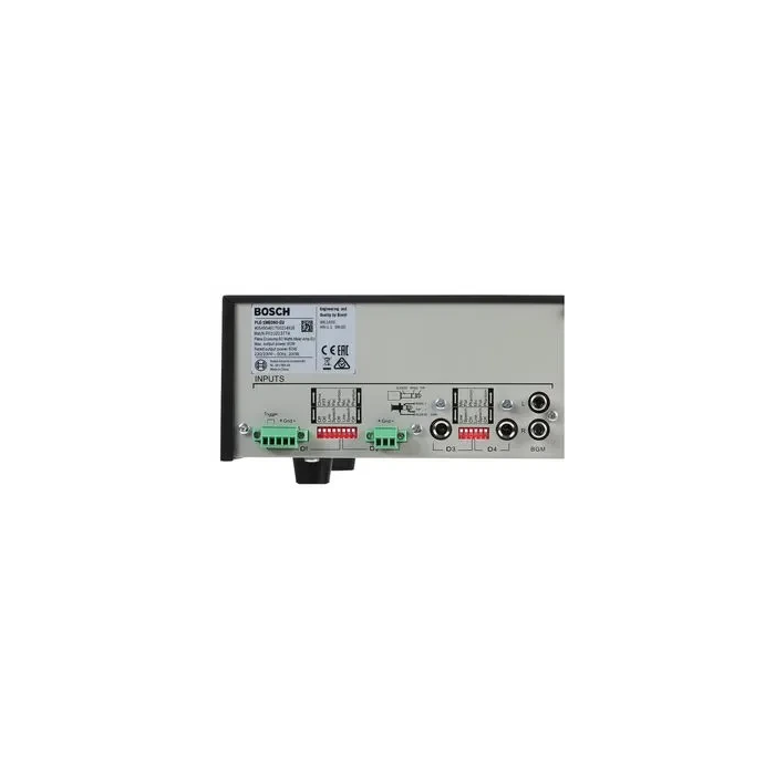 BOSCH PLE-1ME060-EU Amplificador Mezclador de 60W con 4 Micrófonos y Entrada de Música Ambiental 1