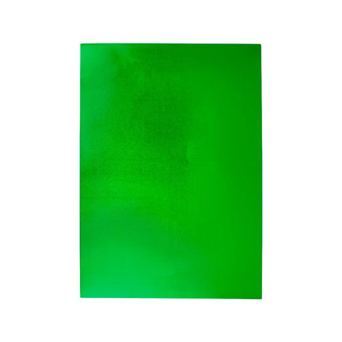 Goma Eva Liderpapel 50x70 cm Espesor 2 mm Metalizada Verde 10 unidades 1