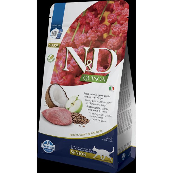 Farmina N&D Cat Quinoa Senior Cordero 1,5 kg Farmina N&D Cat Quinoa Senior Cordero 1,5 kg