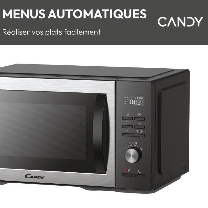 CMCA29EDLB Microondas combinado 29L MO: 1000W - Grill: 1000W - Cavidad de acero inoxidable - UI digital Función de baja temperatura 4 CMCA29EDLB Microondas combinado 29L MO: 1000W - Grill: 1000W - Cavidad de acero inoxidable - UI digital Función de baja temperatura 4