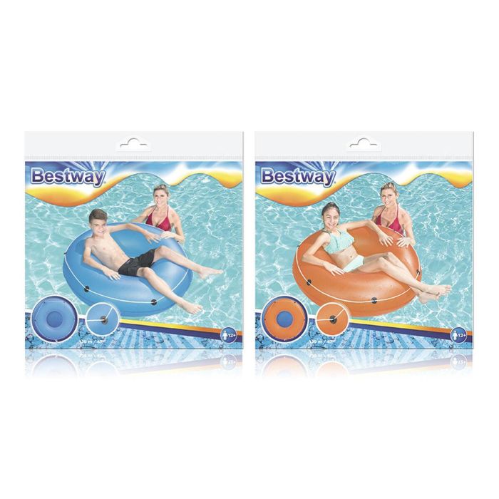 Bestway Flotador Hinchable Liso con Cuerda Color Surtido D119 cm +12 Años Playa y Piscina 36120 3