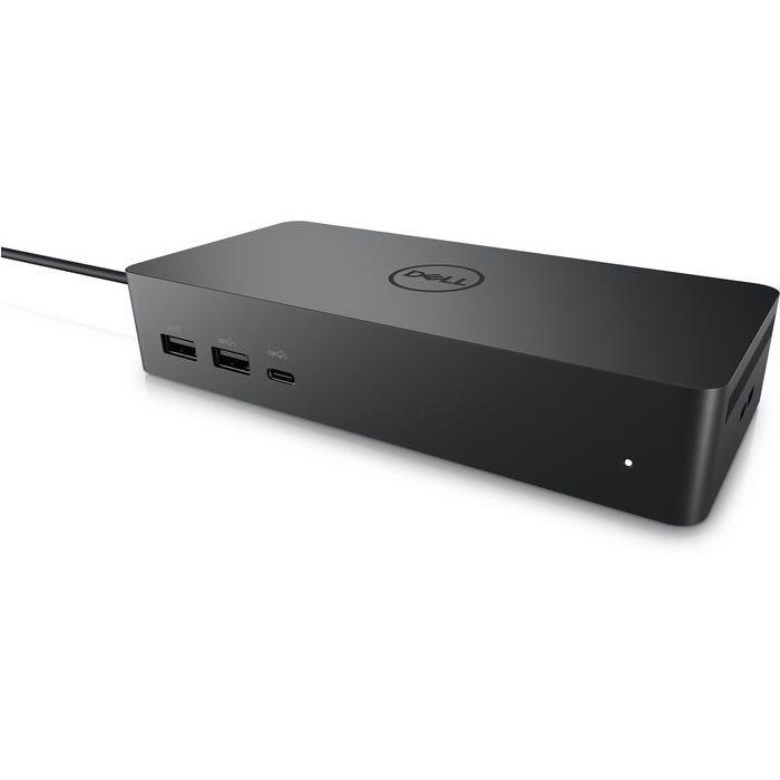 Dell Estación de Acoplamiento Universal para Portátiles USB-C - 10 Puertos: 2x DisplayPort, 1x HDMI, 4x USB-C 3.2, RJ-45, Negro 1