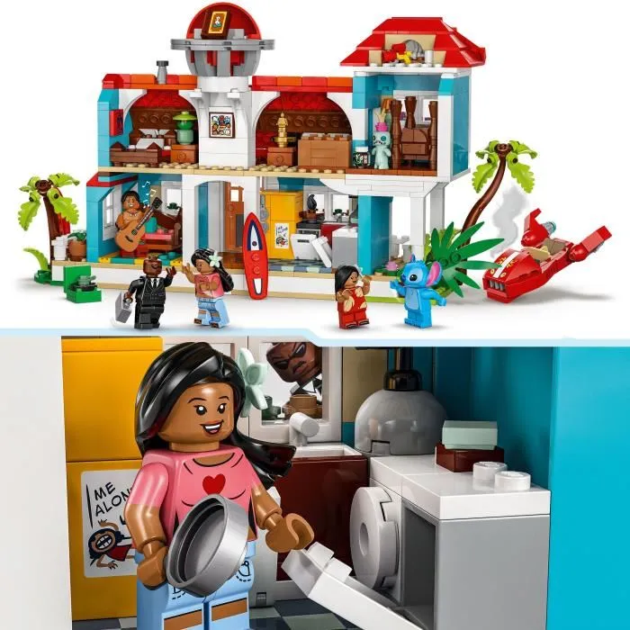 LEGO 43268 Casa de playa de Disney Lilo & Stitch para niños y fans 2