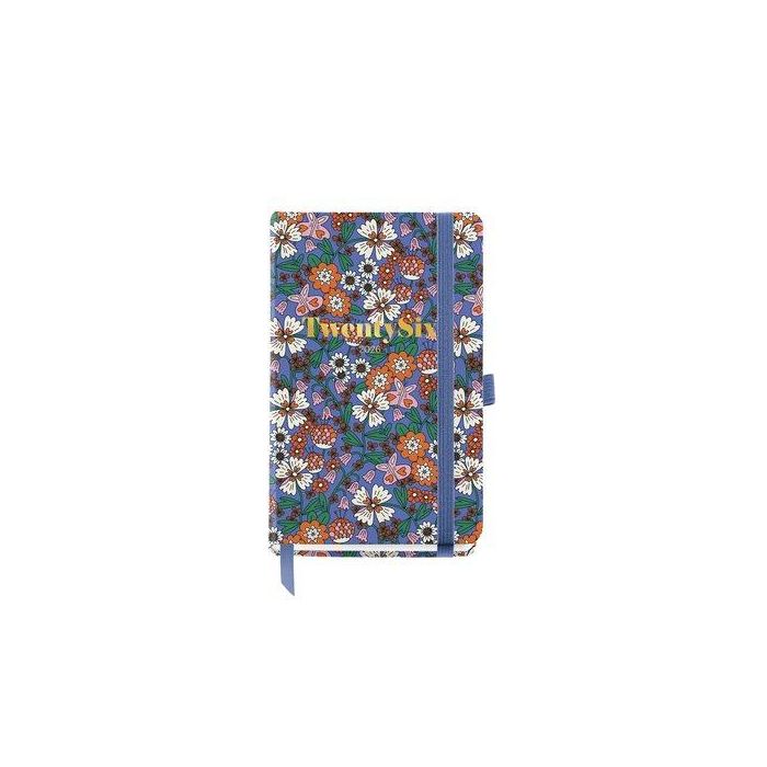 Agenda Anual (2026) Miquelrius Natura Cosida Tapa Extra Con Goma Passport 90X140 S/V Blooming