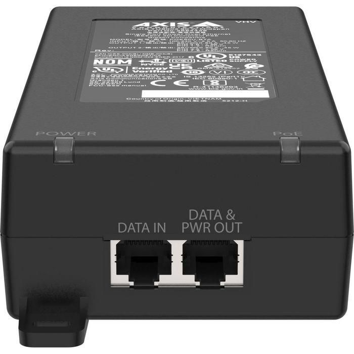 Axis TU8004 Midspan PoE 90W, de un puerto, compatible IEEE 802.3bt y dispositivos High PoE. 1 Axis TU8004 Midspan PoE 90W, de un puerto, compatible IEEE 802.3bt y dispositivos High PoE. 1