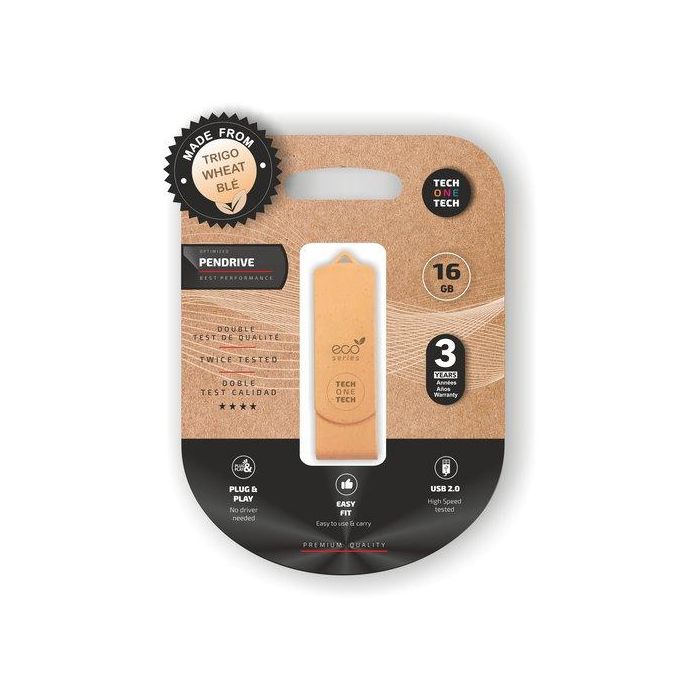 Memoria Usb 16Gb Tech-One-Tech Eco 2.0 (Incluye Canon Lpi De 0.24 )