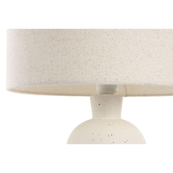 DKD Home Decor Lámpara de Sobremesa Urban Crudo de Cerámica/Poliéster, 33x61x33 cm, Incluye Bombilla E27 3 DKD Home Decor Lámpara de Sobremesa Urban Crudo de Cerámica/Poliéster, 33x61x33 cm, Incluye Bombilla E27 3
