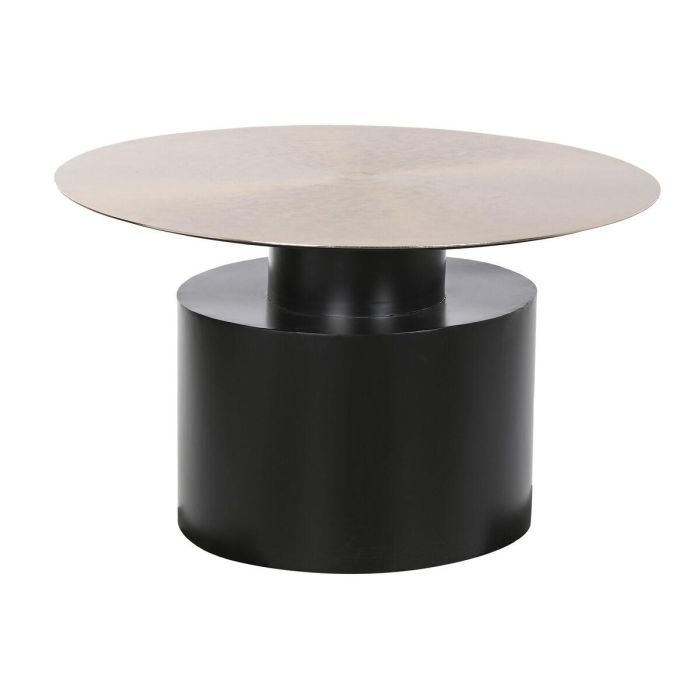 Mesa auxiliar DKD Home Decor 76 x 76 x 46 cm Negro Dorado Hierro 0 Mesa auxiliar DKD Home Decor 76 x 76 x 46 cm Negro Dorado Hierro 0