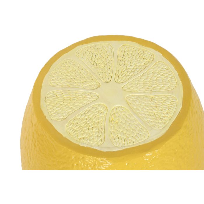 Mesita Auxiliar Urban DKD Home Decor Amarillo 40 x 41 x 40 cm 1