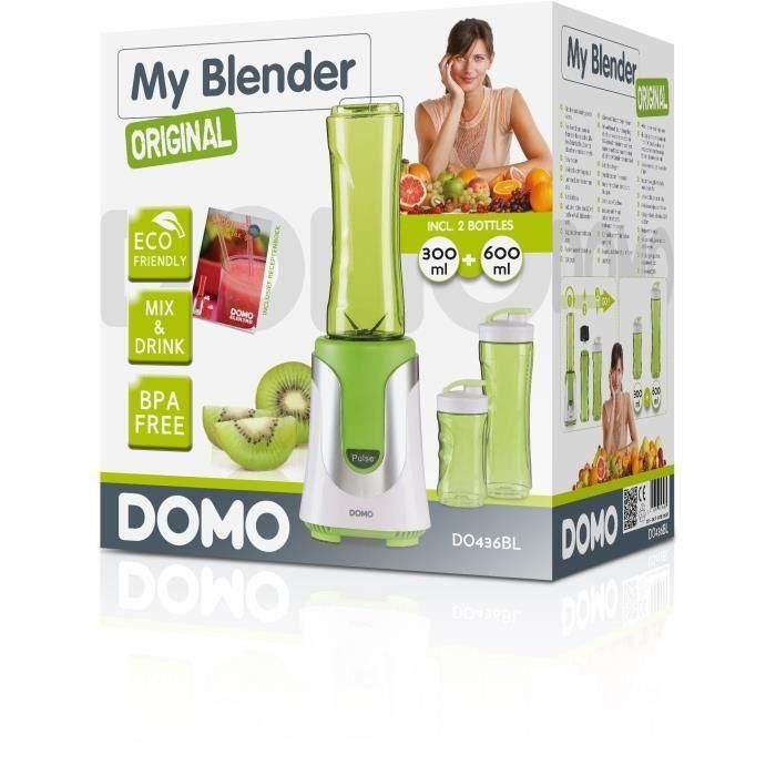 DOMO Batidora 2 en 1 DO436BL 300 W Verde 2 DOMO Batidora 2 en 1 DO436BL 300 W Verde 2