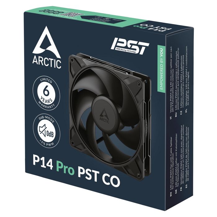 ARCTIC Ventilador P14 PRO PST CO 14cm Negro ACFAN00316A 5