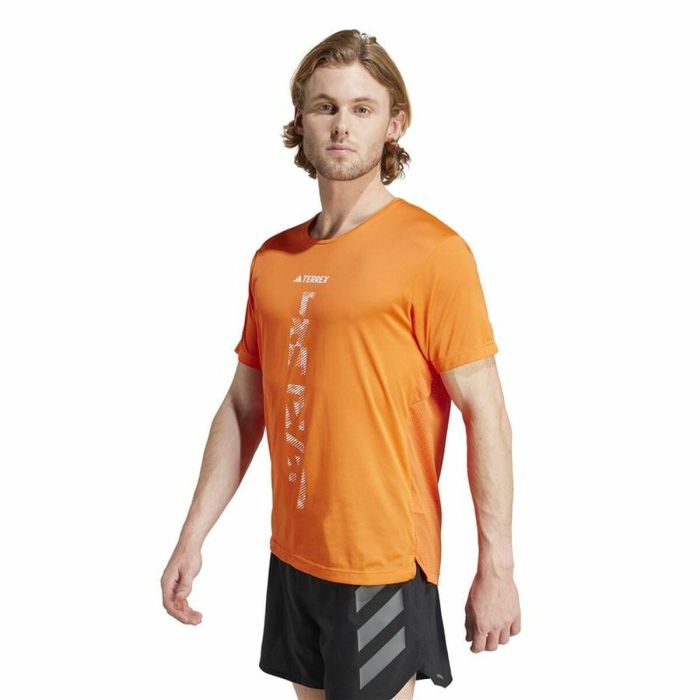 Camiseta de Manga Corta Hombre Adidas Agravic Terrex Naranja 5