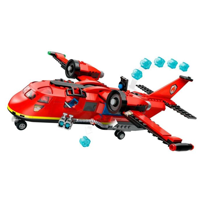 LEGO 60413 City Avión de Rescate de Bomberos, Juguete con 3 Pilotos, Minifiguras de Bomberos 5