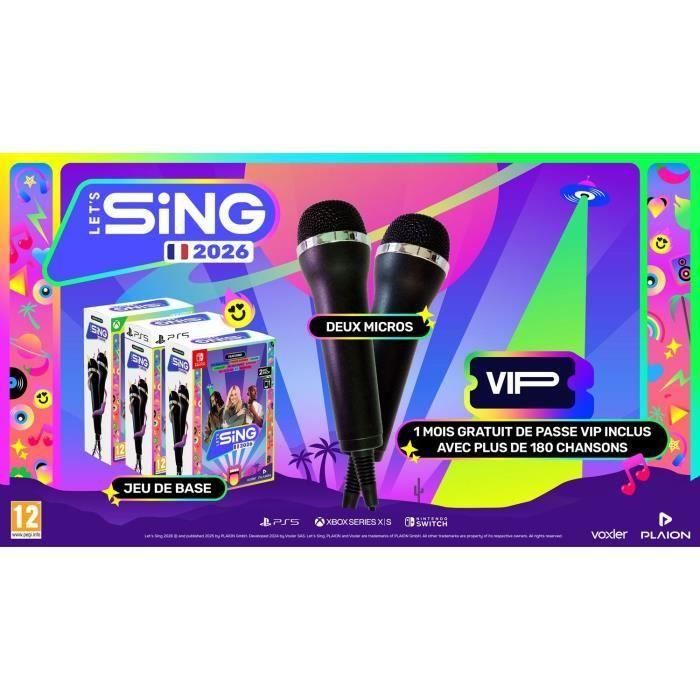 Let's Sing 2026 + 2 micrófonos - Xbox Series 1