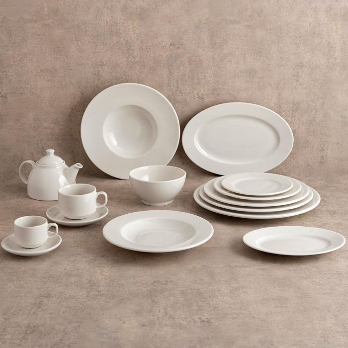 Ensaladera Porcelana Serenity Hydrozero Bidasoa 23 cm (6 Unidades) 2