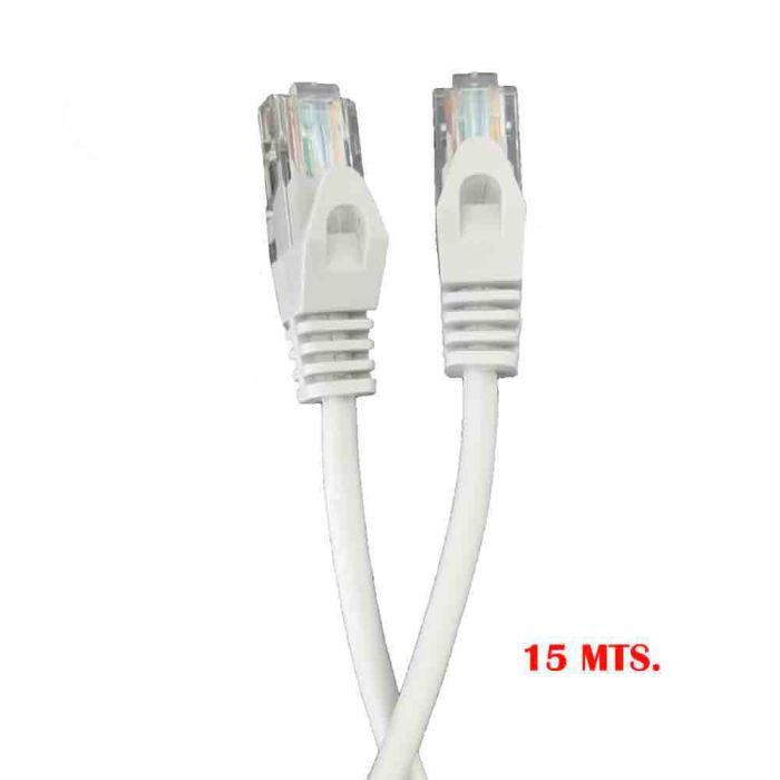 Edm Cable UTP Cat.5e Latiguillo RJ45 Outex 15 m Gris Cobre/Polietileno Edm Cable UTP Cat.5e Latiguillo RJ45 Outex 15 m Gris Cobre/Polietileno