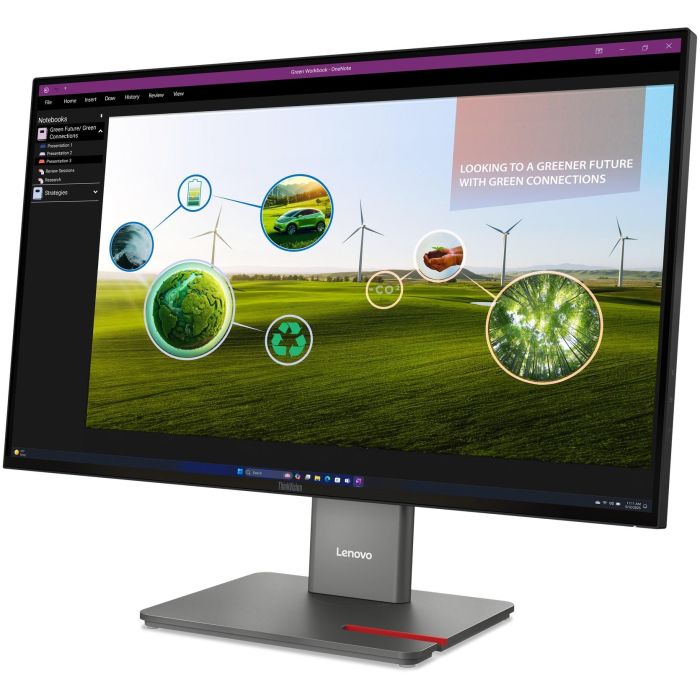LENOVO ThinkVision P27Q-40 68.58cm 27Zoll 2560x1440 IPS 120Hz Daisy Chain KVM/eKVM USB-C TopSeller 1