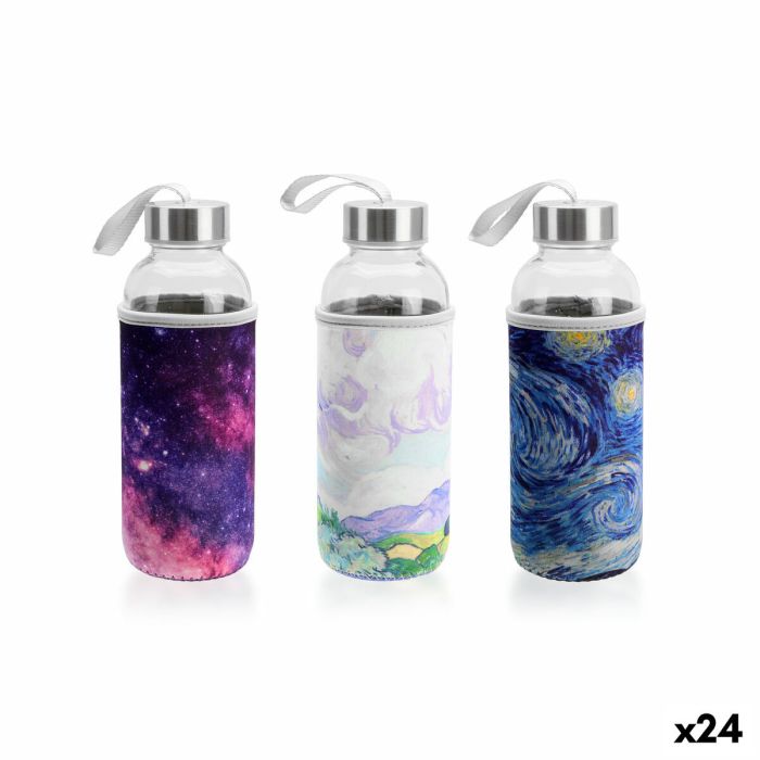 Botella de Agua Bewinner Vidrio 400 ml (24 Unidades) Botella de Agua Bewinner Vidrio 400 ml (24 Unidades)