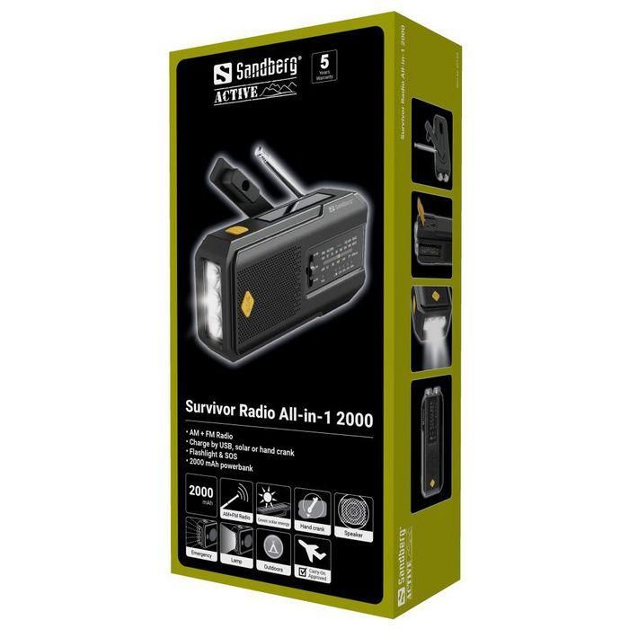 Sandberg Survivor Radio All-in-1 2000 13 Sandberg Survivor Radio All-in-1 2000 13