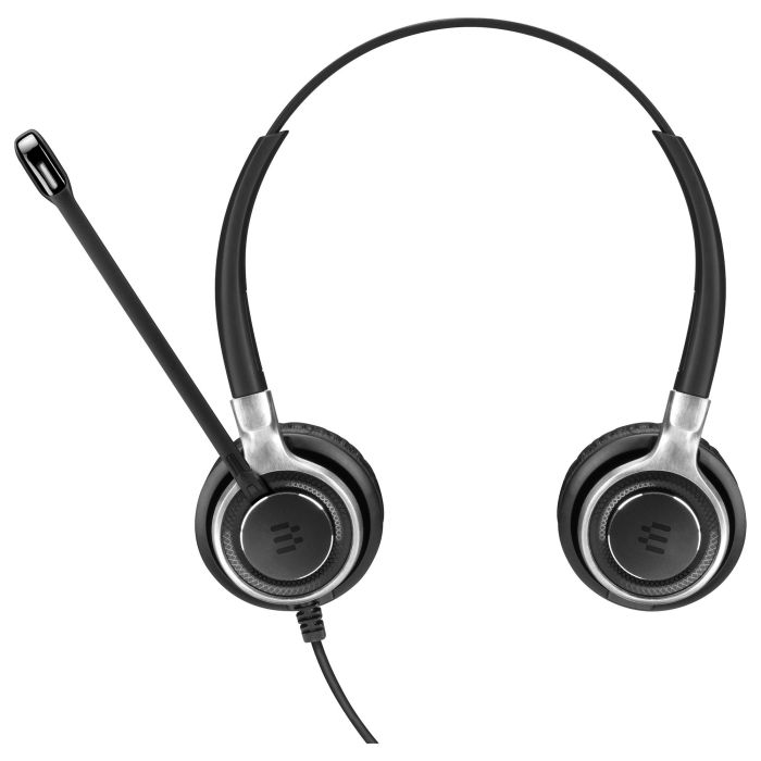 EPOS Auriculares Diadema Alámbrico Impact SC 660 para Llamadas/Música, Binaurales, Negro/Plata 2
