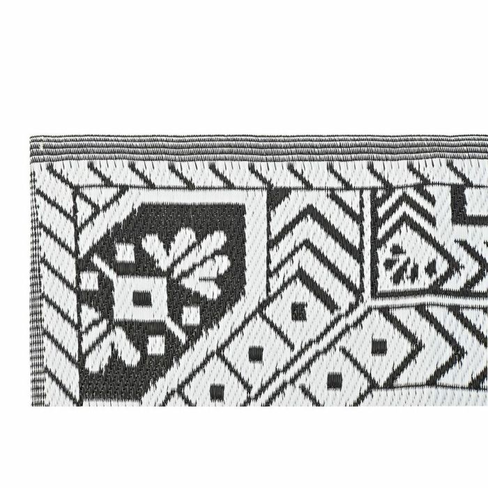 Alfombra DKD Home Decor Blanco Negro 210 x 1 x 150 cm (2 Unidades) 4 Alfombra DKD Home Decor Blanco Negro 210 x 1 x 150 cm (2 Unidades) 4