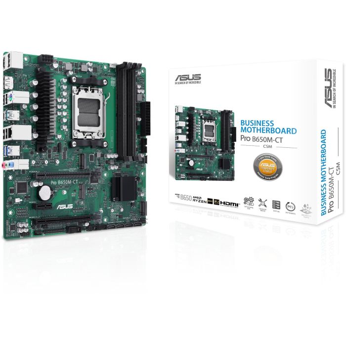 ASUS PRO B650M-CT-CSM Placa Base para PC, Socket AM5, AMD Ryzen 7000 Series, DDR5-SDRAM, Micro ATX 6