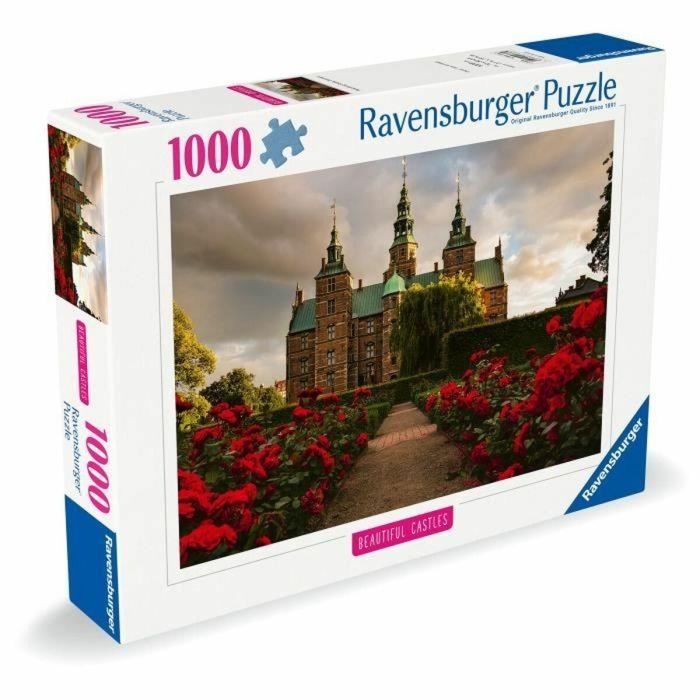 Ravensburger 12001336 Puzzle 1000 piezas Castillo de Rosenborg, Dinamarca, Colección Highlight, 14 años+ 1 Ravensburger 12001336 Puzzle 1000 piezas Castillo de Rosenborg, Dinamarca, Colección Highlight, 14 años+ 1
