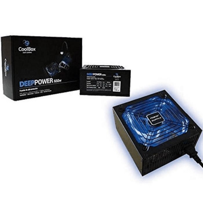 Fuente Alimentacion Coolbox Gaming Deeppower 650 W 1 Fuente Alimentacion Coolbox Gaming Deeppower 650 W 1
