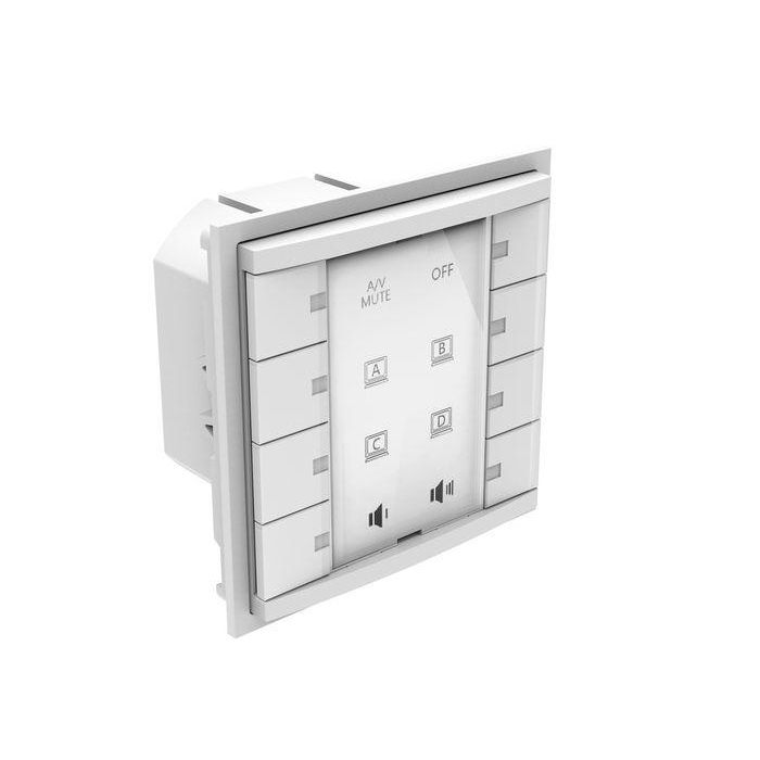 Vivolink Panel de Control de 8 Botones para Salas de Reuniones, Control RS232/RS485, IR, Relé 12V para Proyectores y Pantallas 1