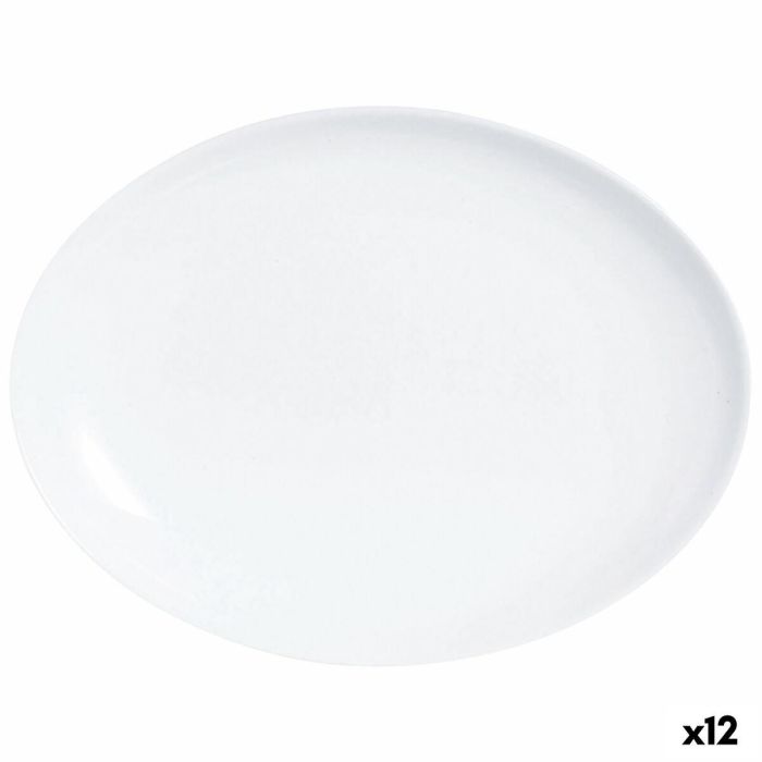 Fuente de Cocina Luminarc Diwali Ovalado Blanco Vidrio (33 x 25 cm) (12 Unidades) 0 Fuente de Cocina Luminarc Diwali Ovalado Blanco Vidrio (33 x 25 cm) (12 Unidades) 0