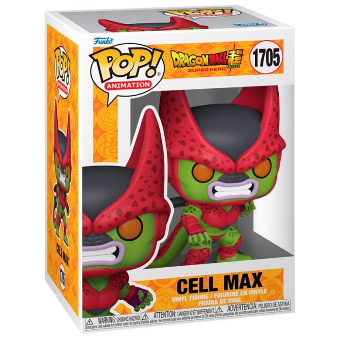 Funko Figura POP Dragon Ball Super Super Hero Cell Max vinilo 9cm